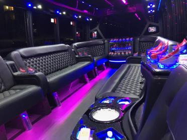 Flagstaff 15 Passenger Party Bus Interior