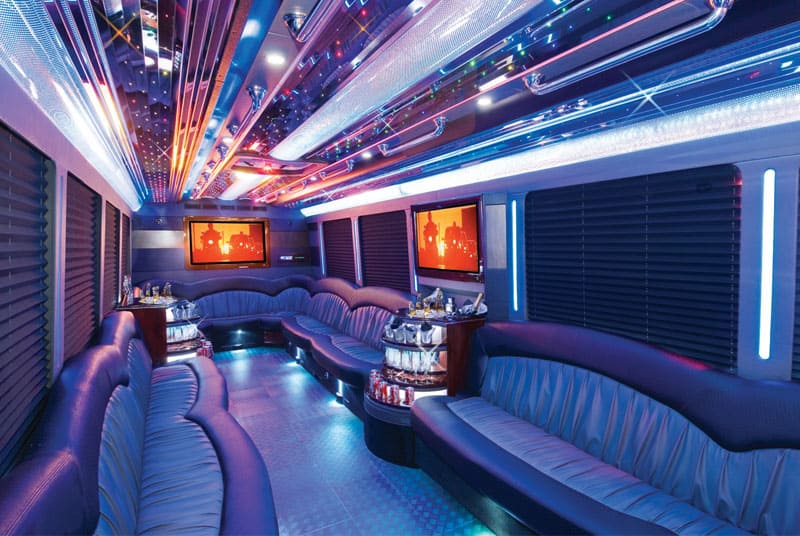 Flagstaff 20 Passenger Party Bus Interior